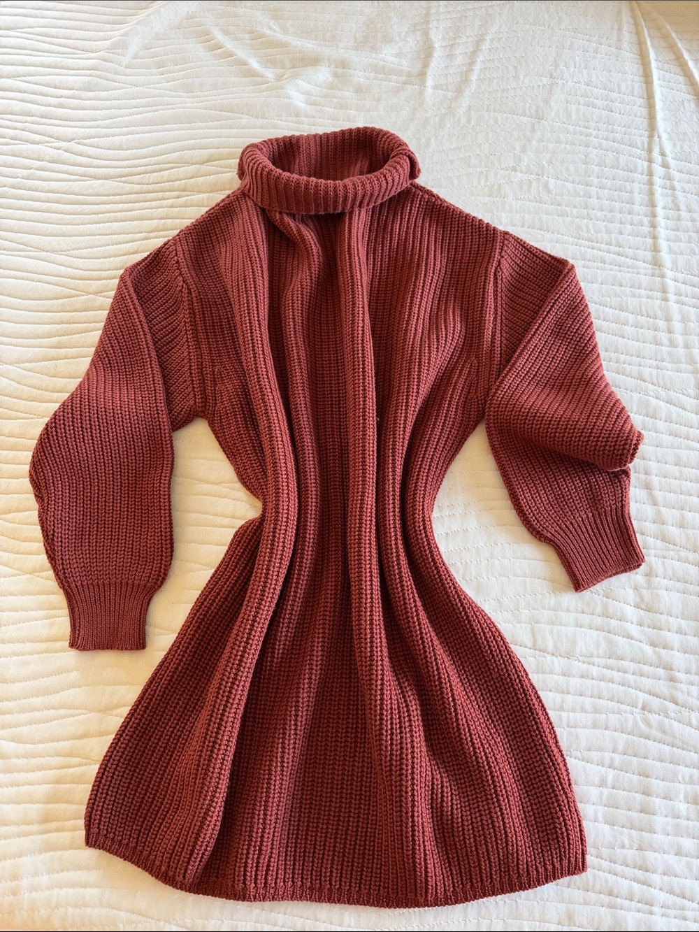 Wilfred Rose Cowl Neck Ribbed Sweater